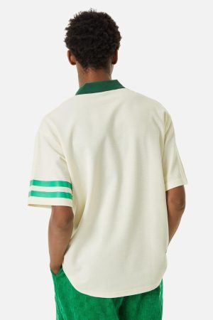 Concert Outfit Letter Embroidered Polo Shirt