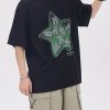 Concert Outfit Letter Embroidery Inkjet Tee