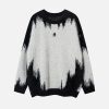 Concert Outfit Letter Jacquard Sweater