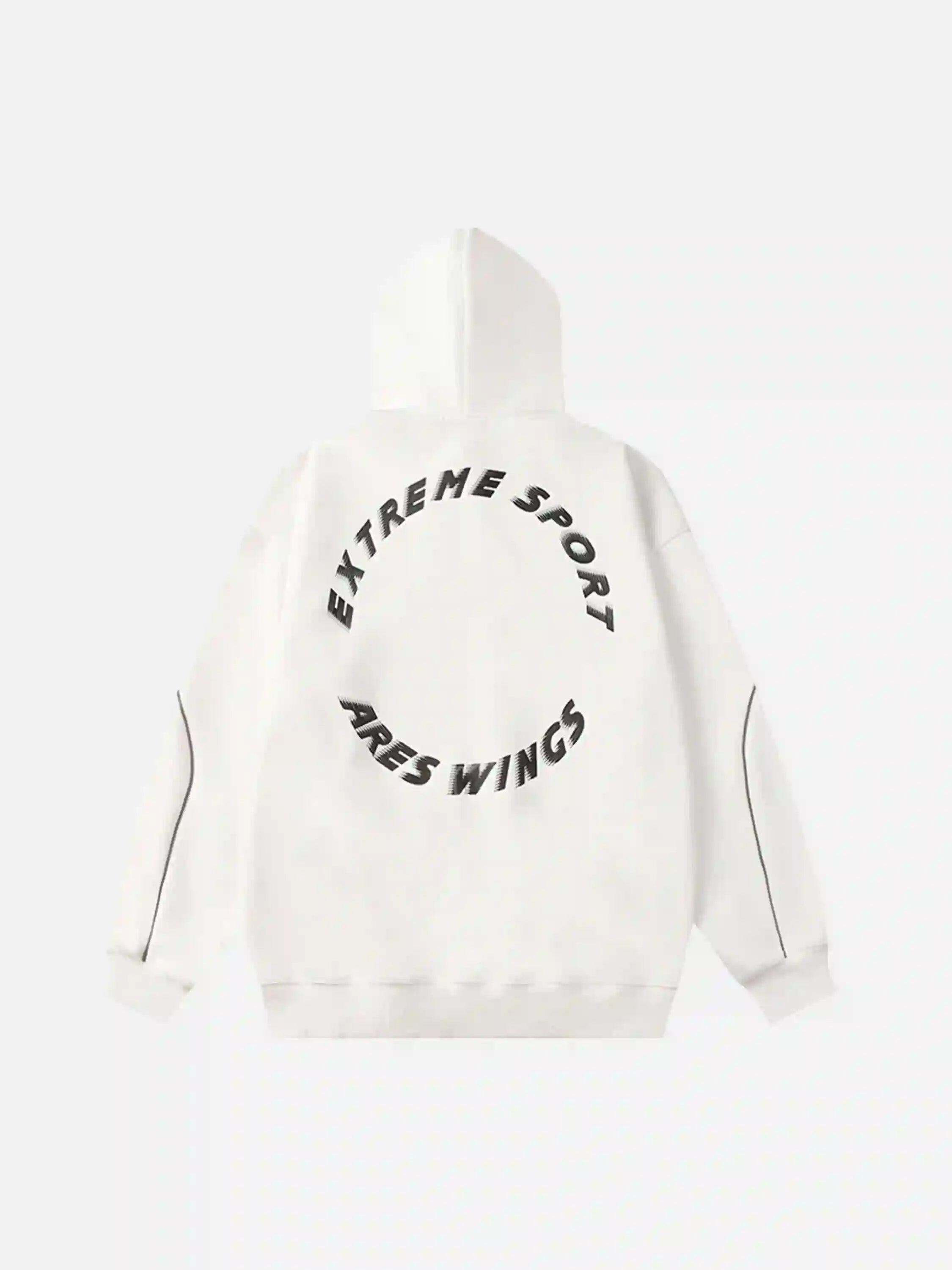Concert Outfit Letter Print Line Design Hoodie