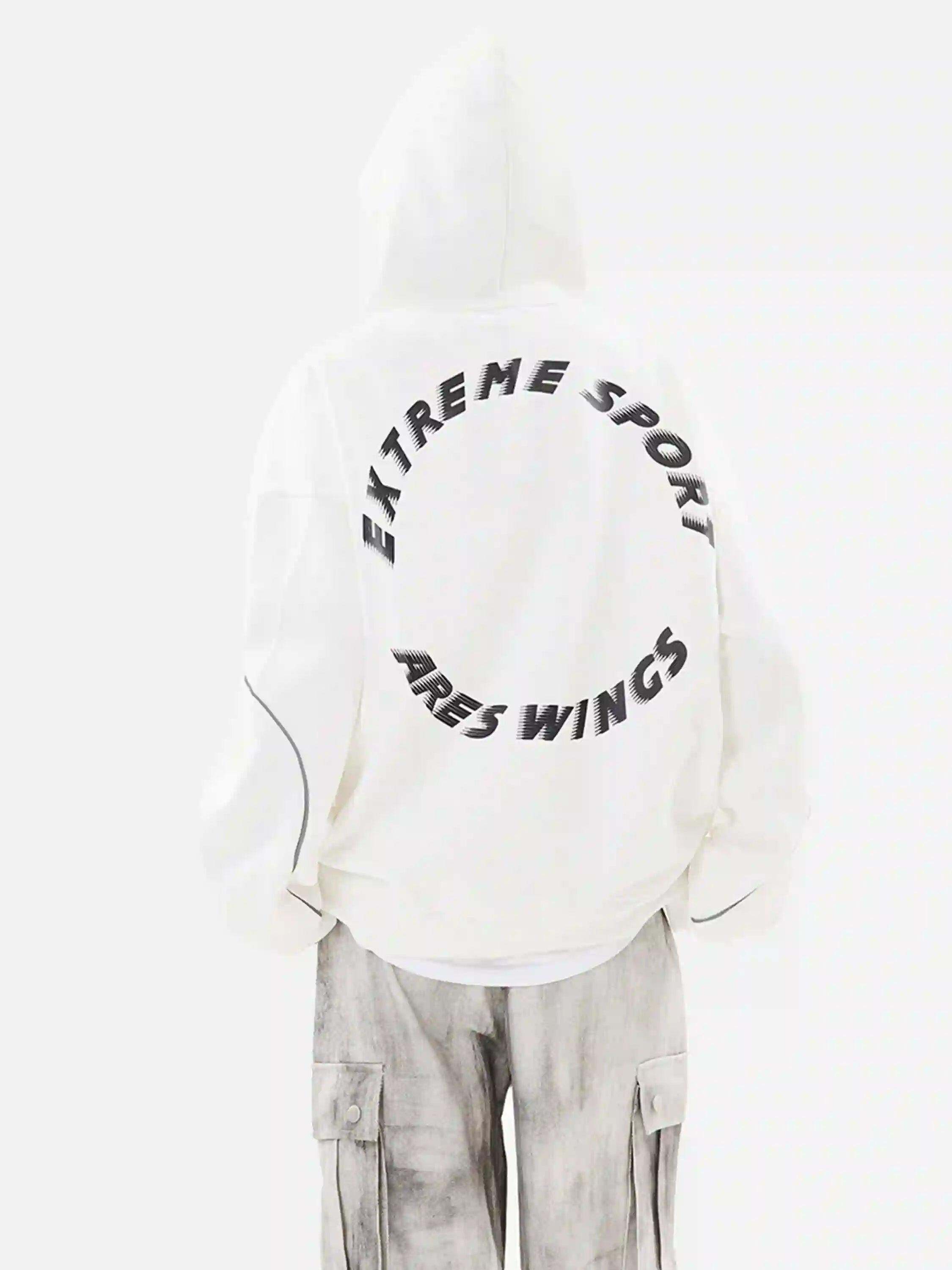 Concert Outfit Letter Print Line Design Hoodie