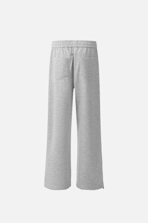 Concert Outfit Lettering Print Straight-Leg Sweatpants