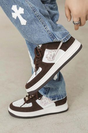 Concert Outfit Little Monster Casual Skate Sneakers
