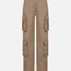 Concert Outfit Long Ribbon Low Waist Cargo Pants