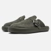 Concert Outfit Matte Suede Handmade Closed Toe Half-Slip Birkenstock Shoes