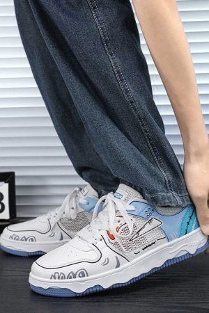Concert Outfit Mesh Breathable Board Shoes