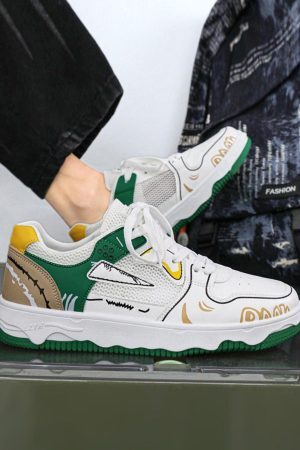 Concert Outfit Mesh Breathable Board Shoes