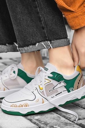 Concert Outfit Mesh Breathable Board Shoes