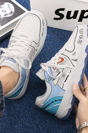 Concert Outfit Mesh Breathable Board Shoes
