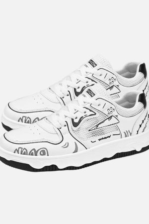 Concert Outfit Mesh Breathable Board Shoes