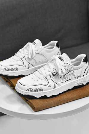 Concert Outfit Mesh Breathable Board Shoes