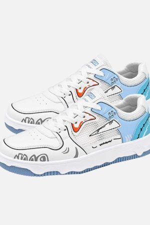 Concert Outfit Mesh Breathable Board Shoes