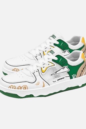 Concert Outfit Mesh Breathable Board Shoes