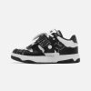 Concert Outfit Mid-Top Color Blocking Skate Shoes