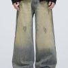 Concert Outfit Mud Dyeing Jeans