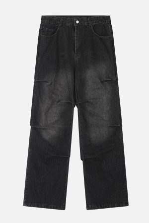 Concert Outfit Multiple Wrinkle Jeans