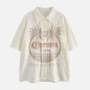 Concert Outfit Palm Tree Short-Sleeve Shirt