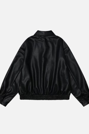 Concert Outfit Plaid Reversible Leather Jacket
