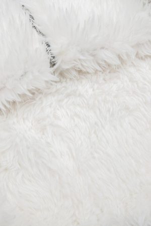Concert Outfit Plaid Sherpa Lined  Fur Hooded Jacket