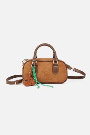 Concert Outfit Plush Dog Suede Bag