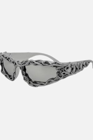 Concert Outfit Punk Hip-Hop Futuristic Sunglasses