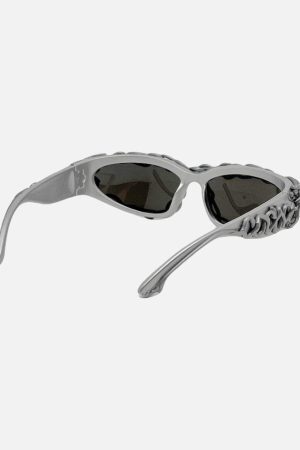 Concert Outfit Punk Hip-Hop Futuristic Sunglasses