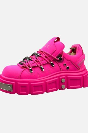Concert Outfit Punk Style Rivet Derby Shoes