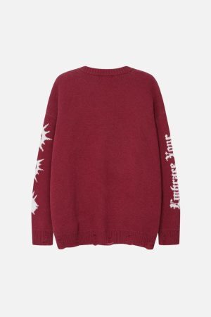 Concert Outfit Puppy Knit Sweater