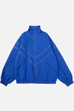 Concert Outfit Reflective Striped Jacket