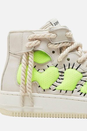 Concert Outfit Retro High-Top Sneakers