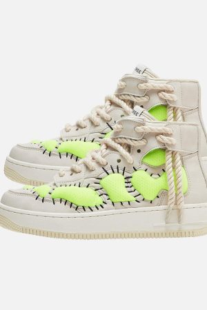 Concert Outfit Retro High-Top Sneakers
