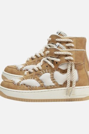 Concert Outfit Retro High-Top Sneakers
