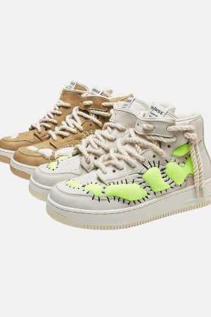 Concert Outfit Retro High-Top Sneakers