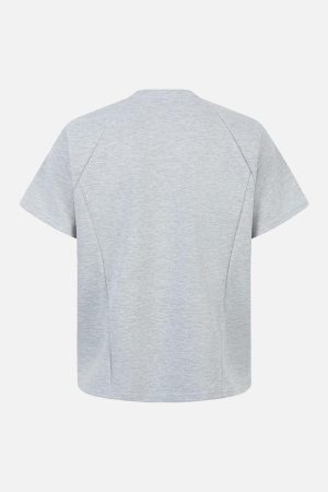 Concert Outfit Retro Loose-Leaf Flyer Cleanfit Structure T-Shirt