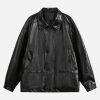 Concert Outfit Retro Motorcycle PU Leather Jacket