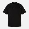 Concert Outfit Retro Rivet Letter Embroidered T-Shirt