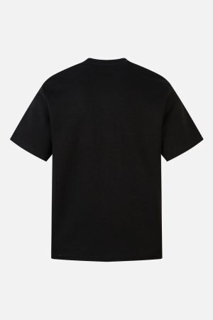 Concert Outfit Retro Rivet Letter Embroidered T-Shirt
