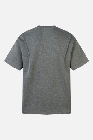 Concert Outfit Retro Rivet Pleated Functional T-Shirt