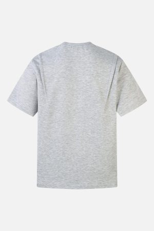 Concert Outfit Retro Rivet Pleated Functional T-Shirt