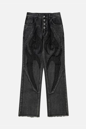 Concert Outfit Retro Straight Casual Jeans