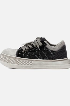 Concert Outfit Retro Ugly Cute Street Rap Sneakers