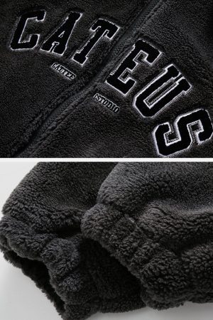 Concert Outfit Reversible Sherpa hoodie