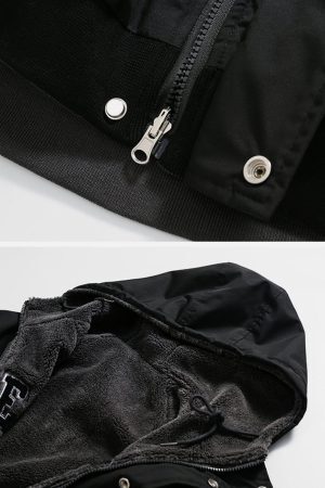Concert Outfit Reversible Sherpa hoodie