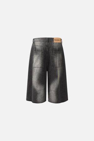 Concert Outfit Rivet Washed Jorts