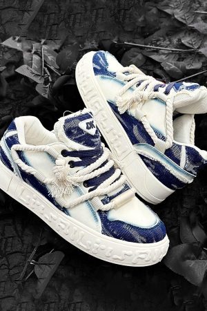 Concert Outfit Rope Knot Design Fashion Sneakers