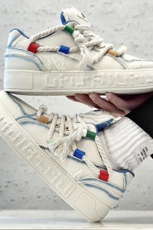 Concert Outfit Rope Knot Design Fashion Sneakers