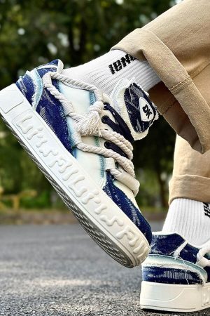 Concert Outfit Rope Knot Design Fashion Sneakers