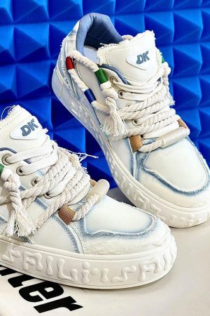 Concert Outfit Rope Knot Design Fashion Sneakers