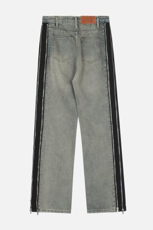 Concert Outfit Side ZIP UP Jeans