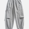 Concert Outfit Solid Big Pocket Joggers